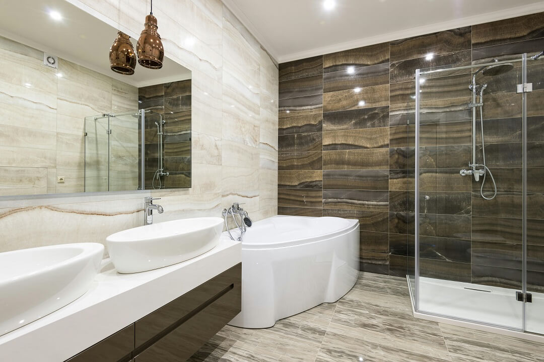 modern bathroom with new decor